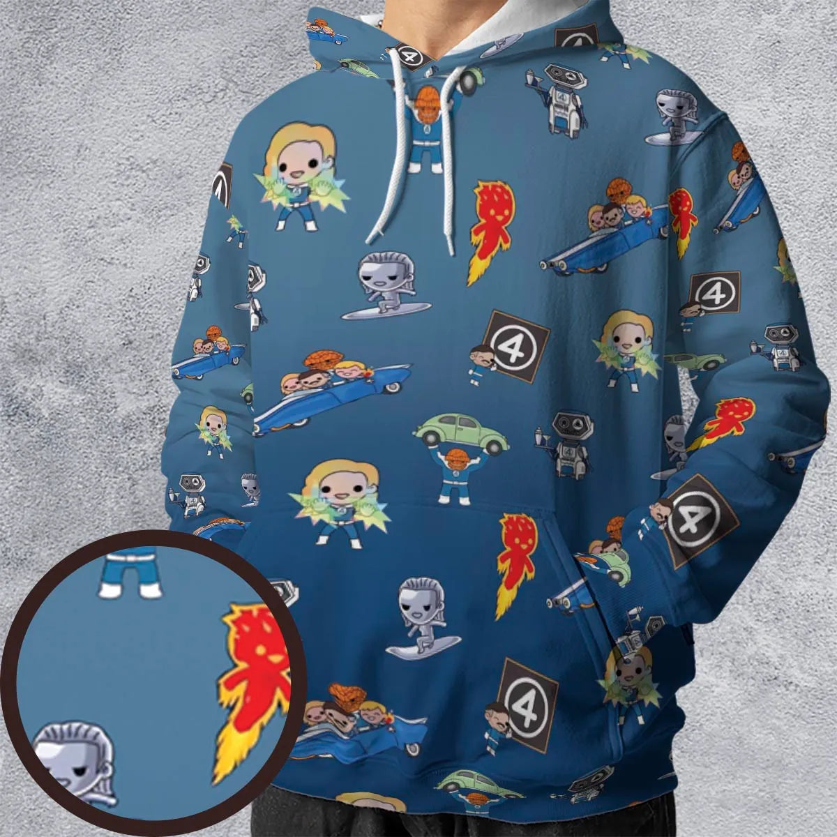 Full Print Hoodie - AJTBNWZG