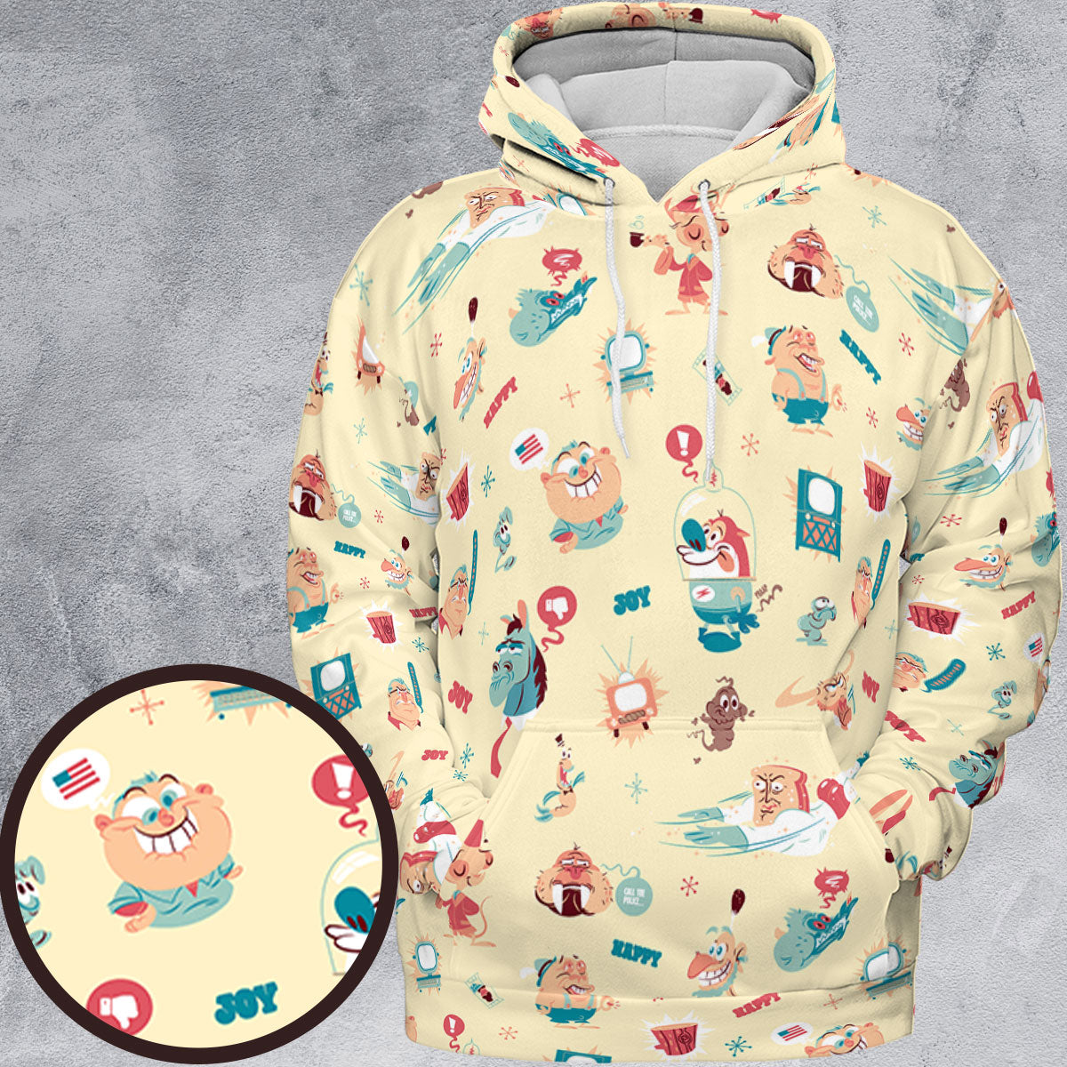 Full Print Hoodie - 4TAB6A1U