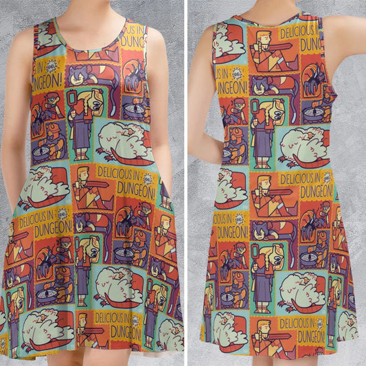 Casual Sleeveless Dress - 723PVTR1