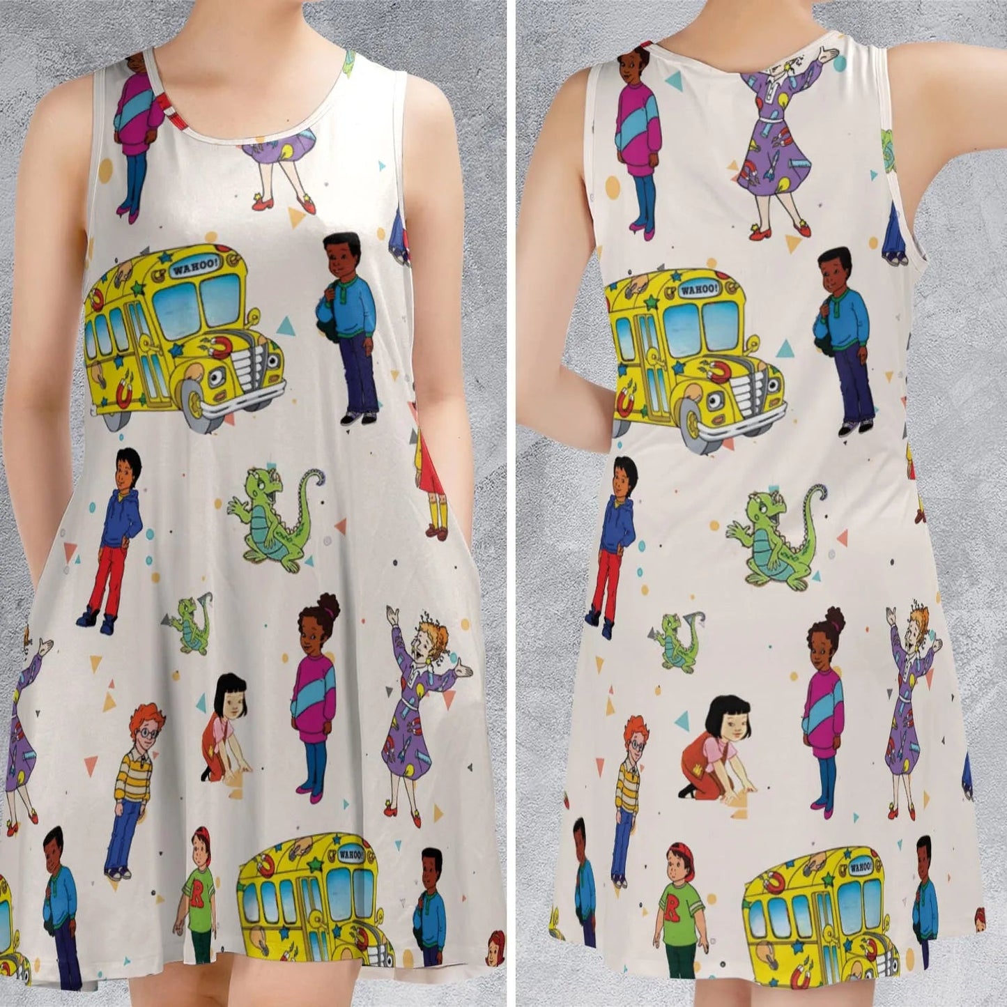 Casual Sleeveless Dress - G73AKKQR