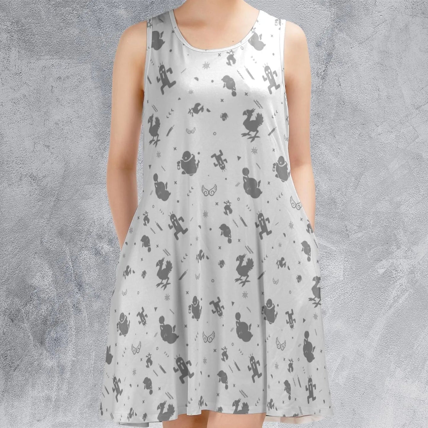 Casual Sleeveless Dress - 9MBM3HGL