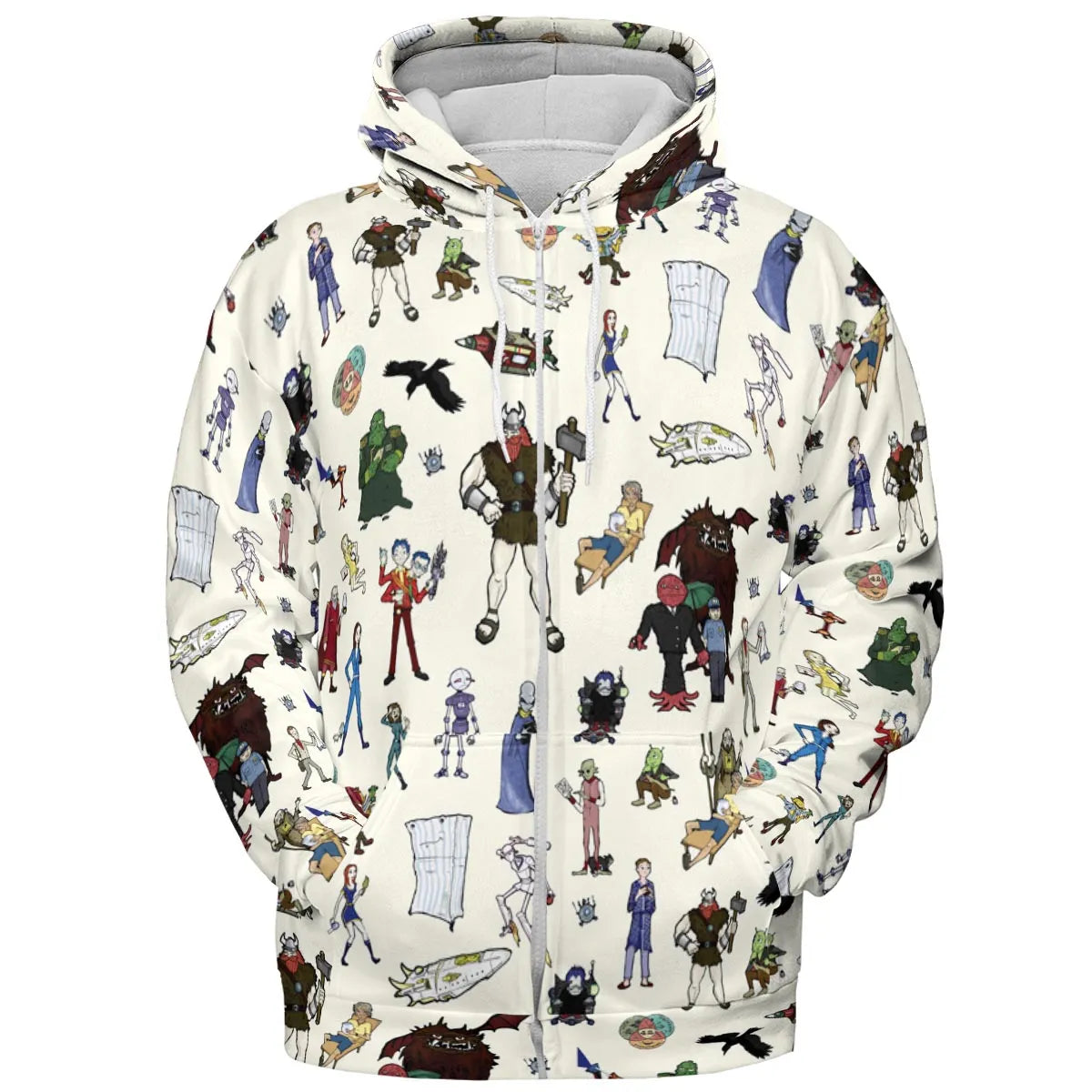 Full Print Hoodie - C2DE6Z7T