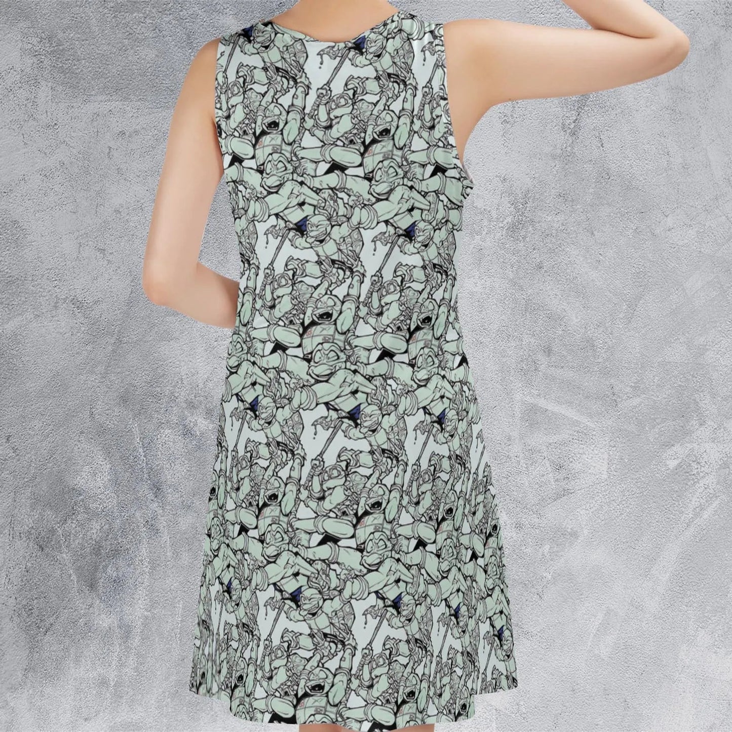 Casual Sleeveless Dress - 11XBCYEE