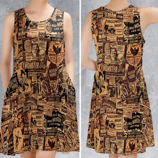 Casual Sleeveless Dress - 3U72T7TZ