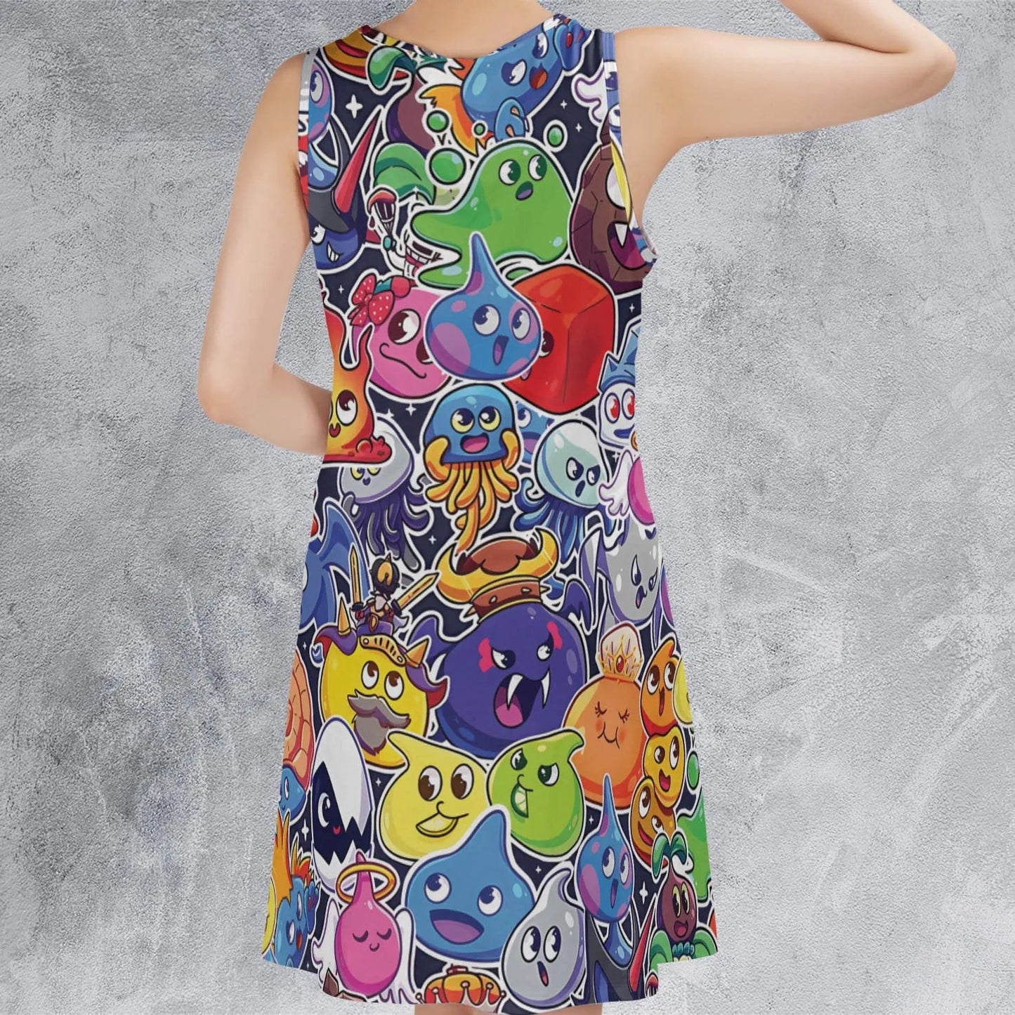 Casual Sleeveless Dress - 22AR6NPR