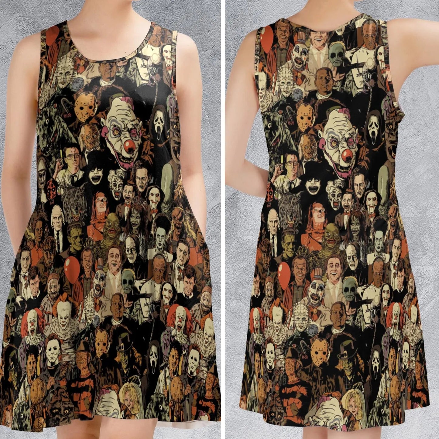 Casual Sleeveless Dress - FK2SP65V