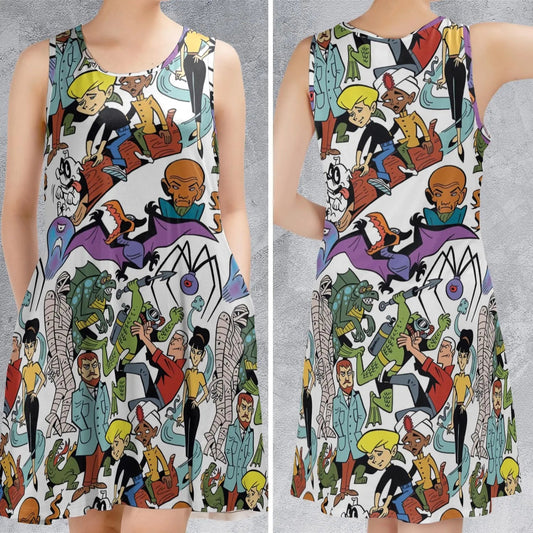Casual Sleeveless Dress - 49JLDNLS