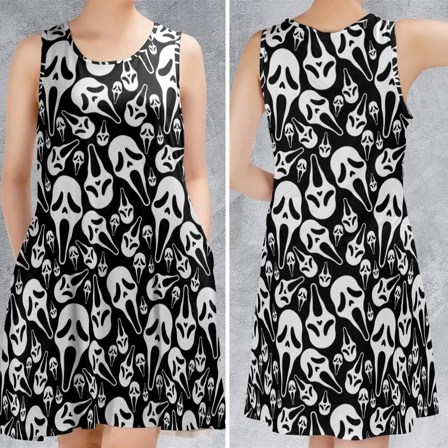 Casual Sleeveless Dress - K5DCMVEJ