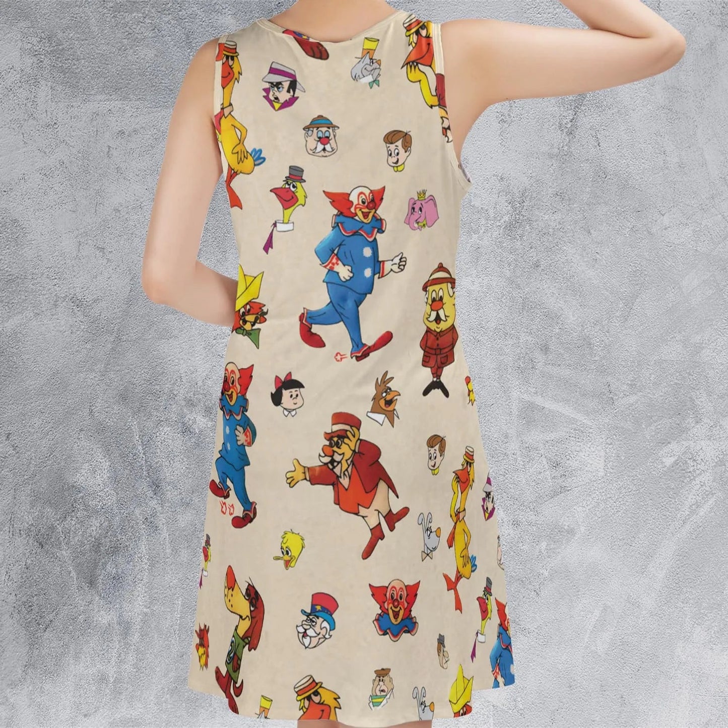 Casual Sleeveless Dress - R3PY7ZL5