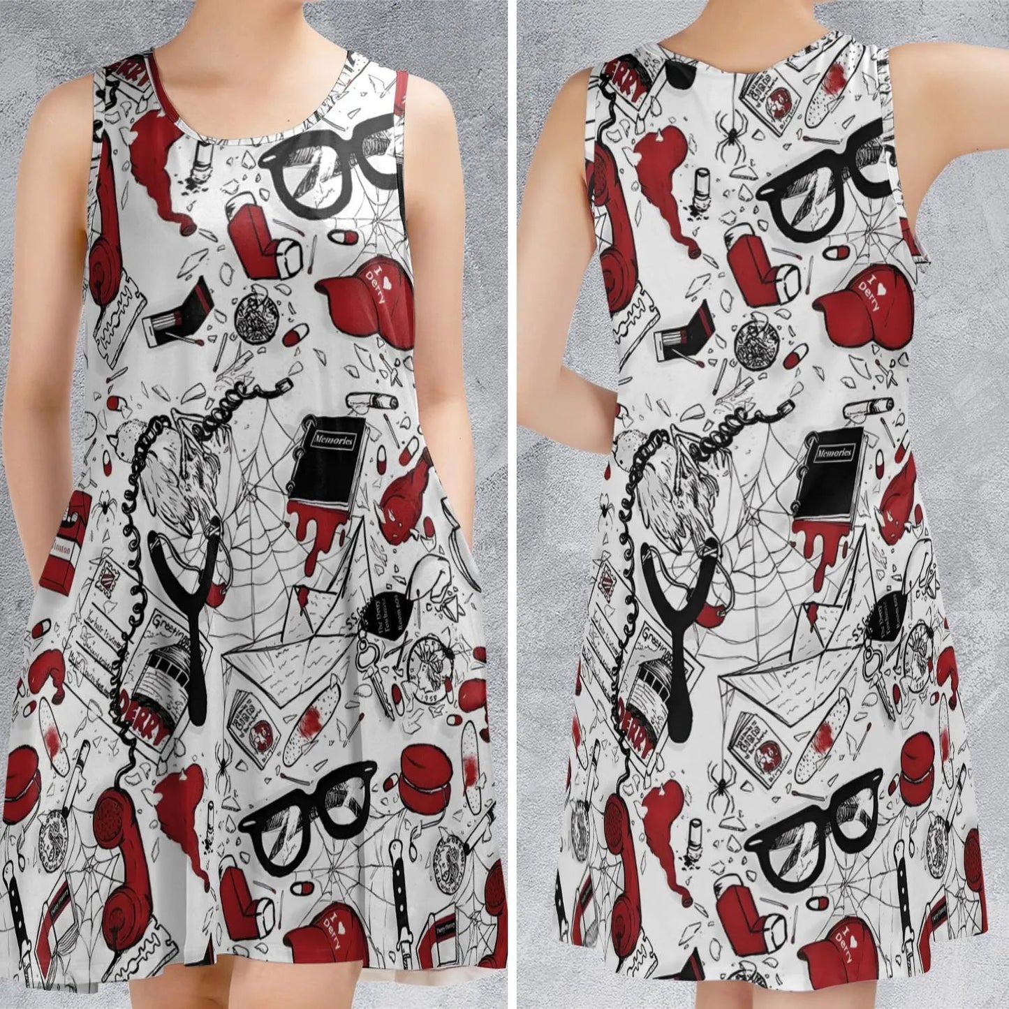 Casual Sleeveless Dress - XGLVUR2F