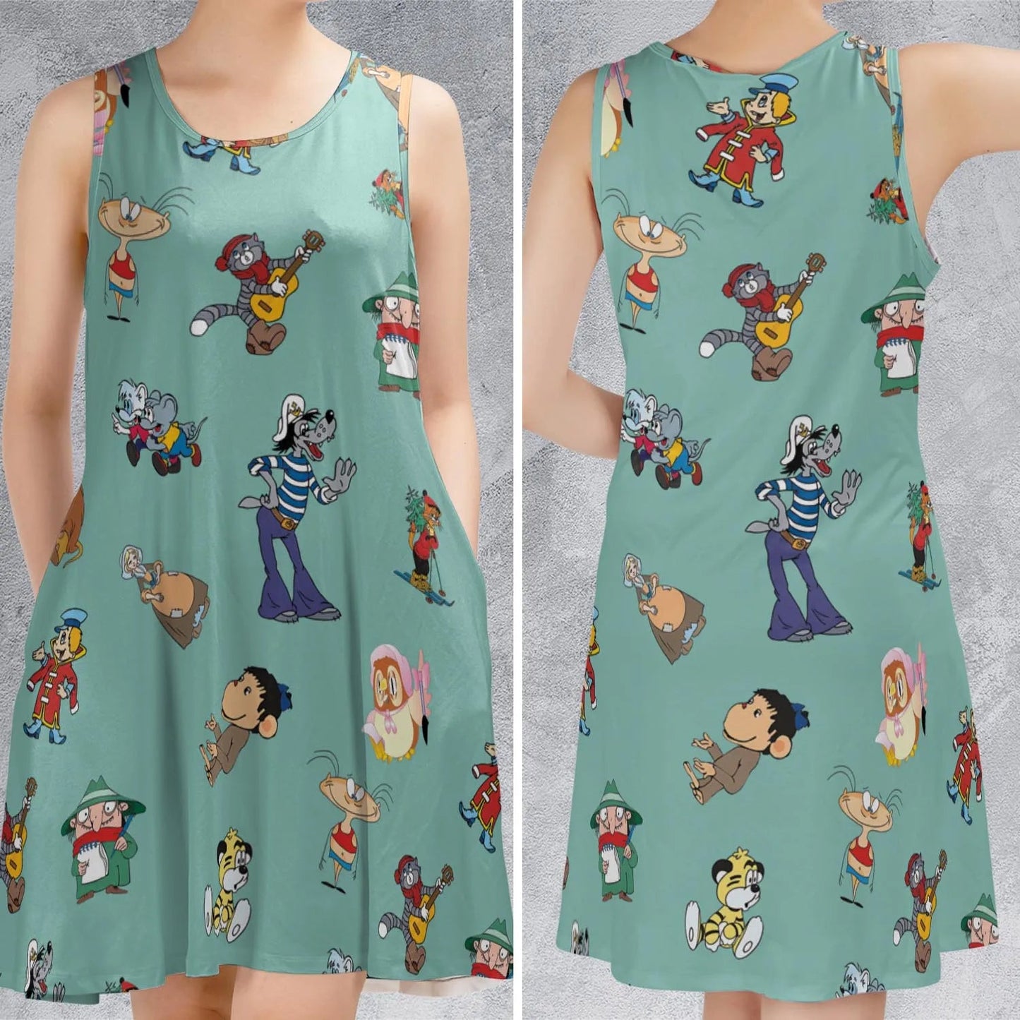 Casual Sleeveless Dress - LGS43FK1