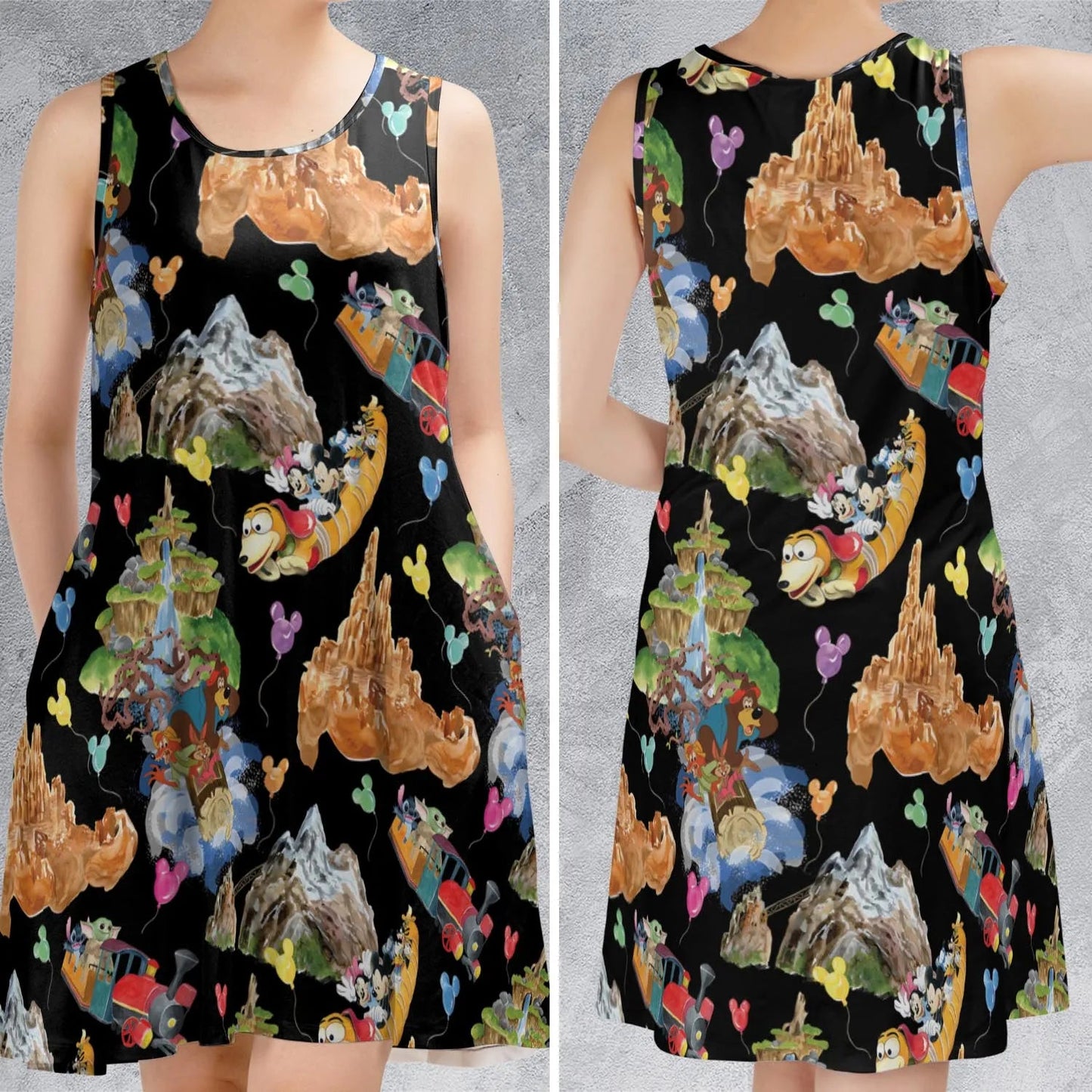 Casual Sleeveless Dress - SC2HERE4