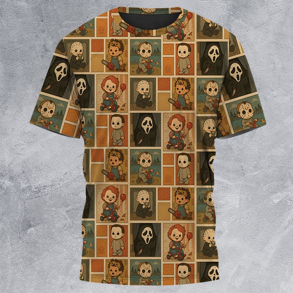 All-Over Print Unisex T-Shirt - BWQDE3PP -  - 3