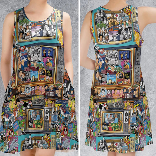 Casual Sleeveless Dress - 7N39CTFD