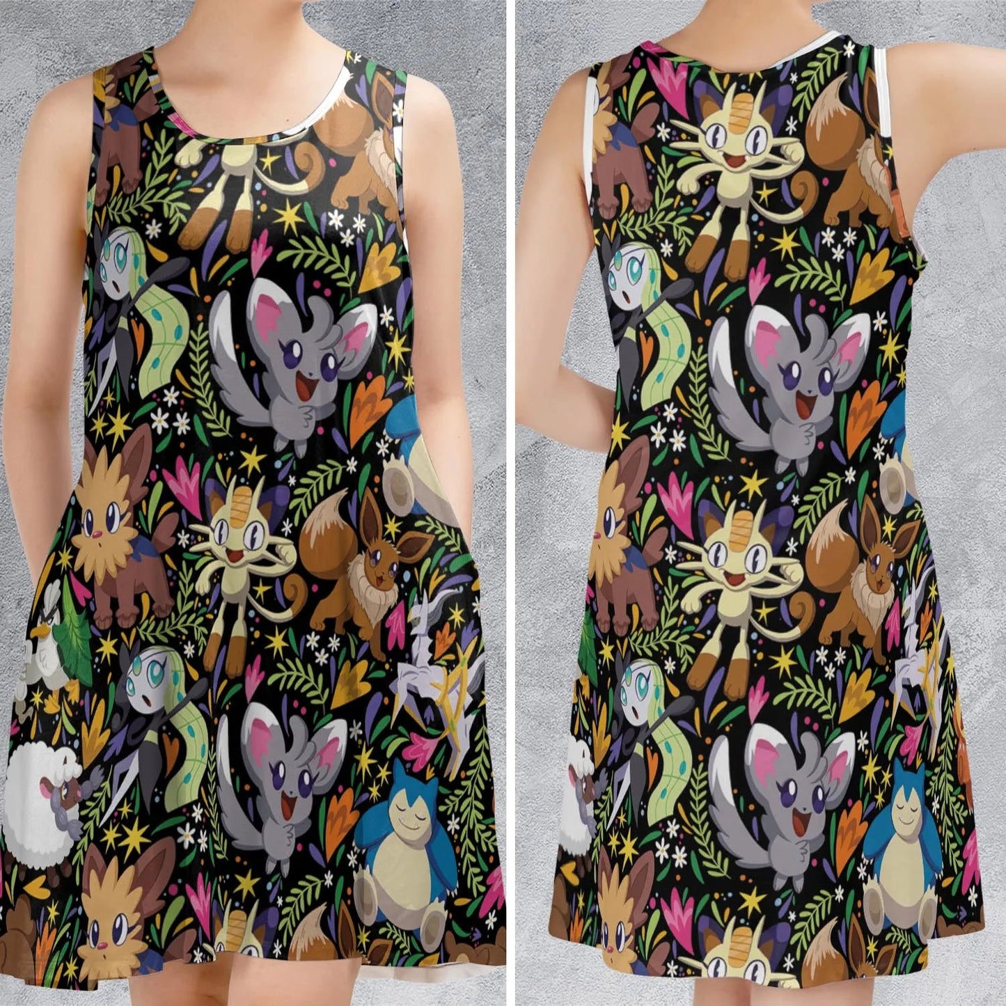 Casual Sleeveless Dress - Y14SRJPW
