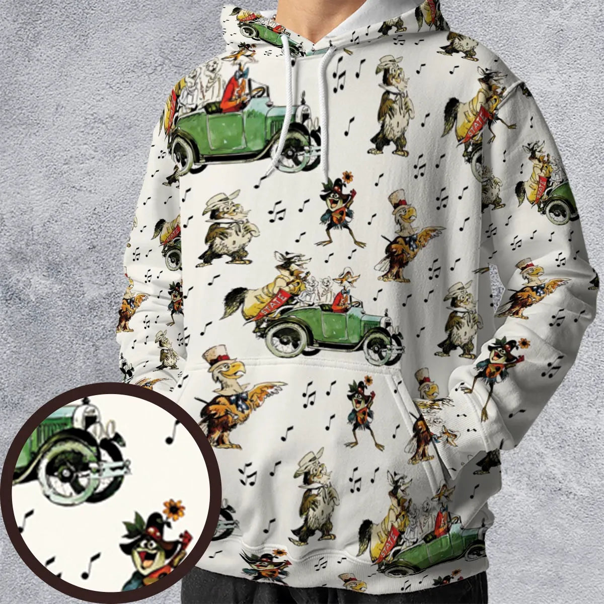 Full Print Hoodie - UEMEM1L9