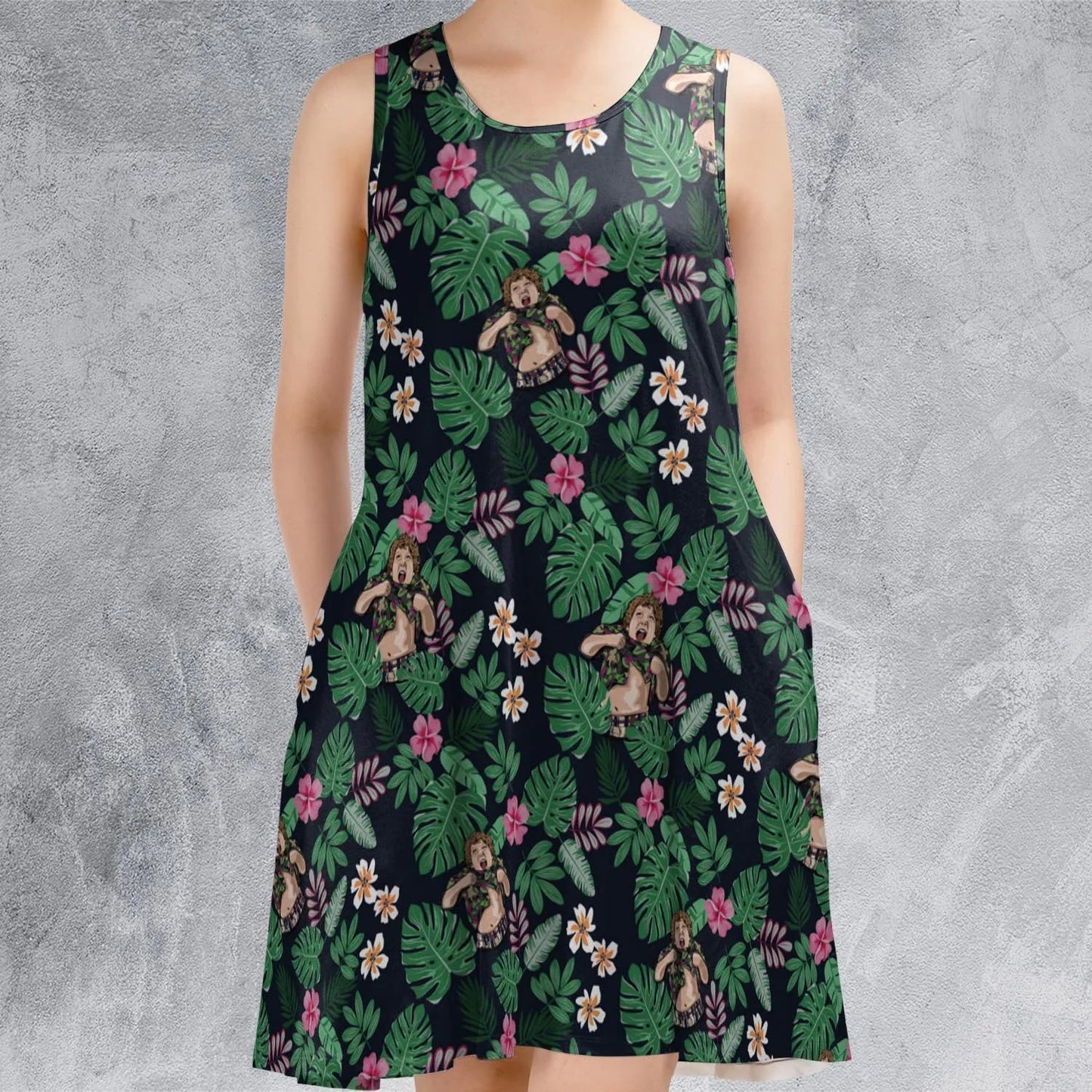 Casual Sleeveless Dress - DS17HG27