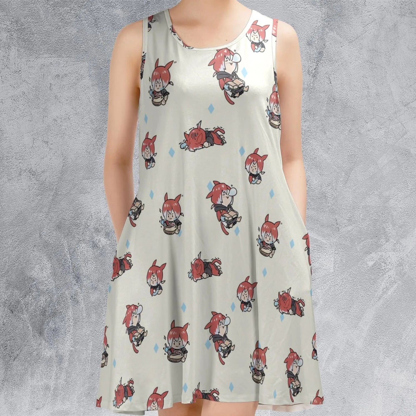 Casual Sleeveless Dress - 146QTNJT