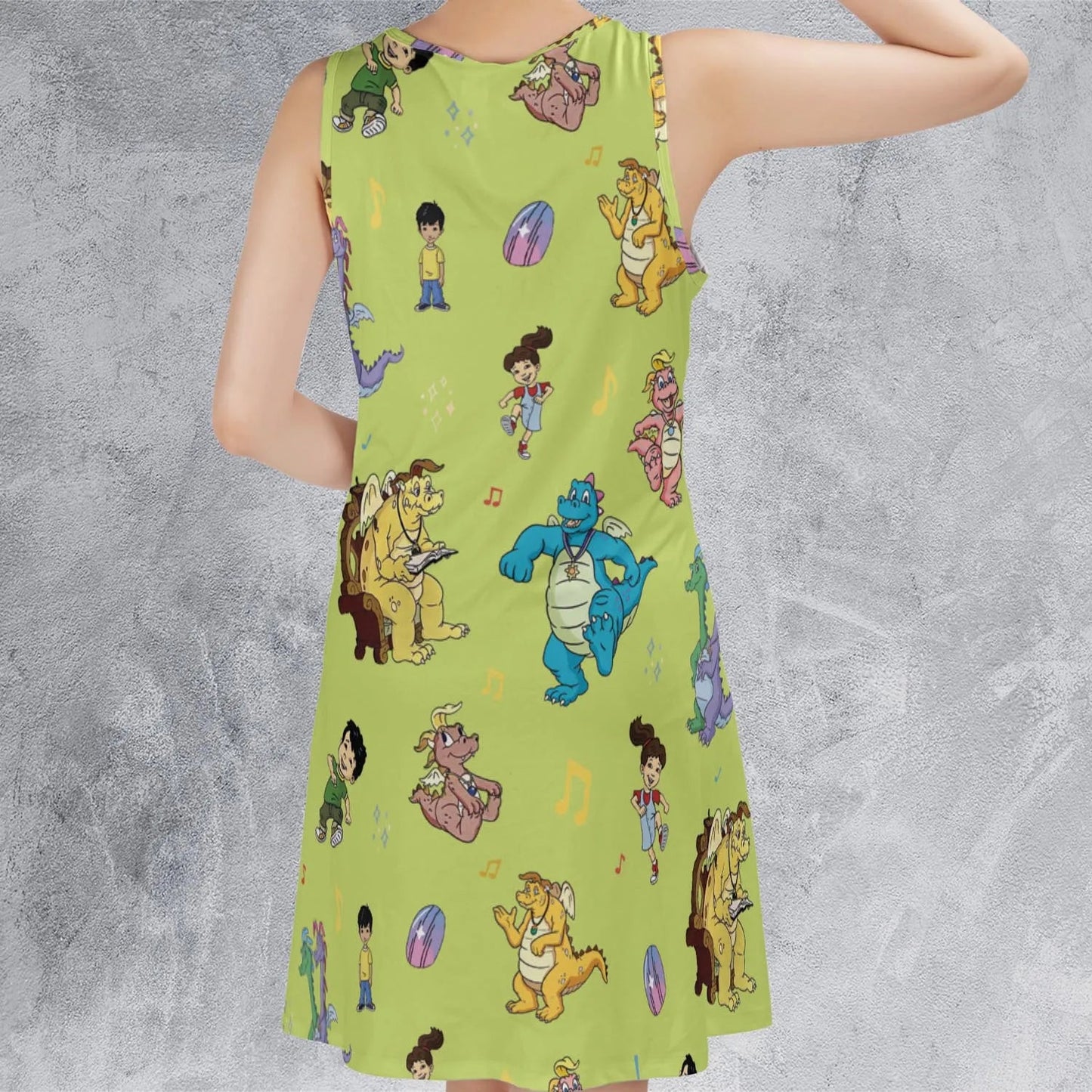 Casual Sleeveless Dress - CGY96GC6