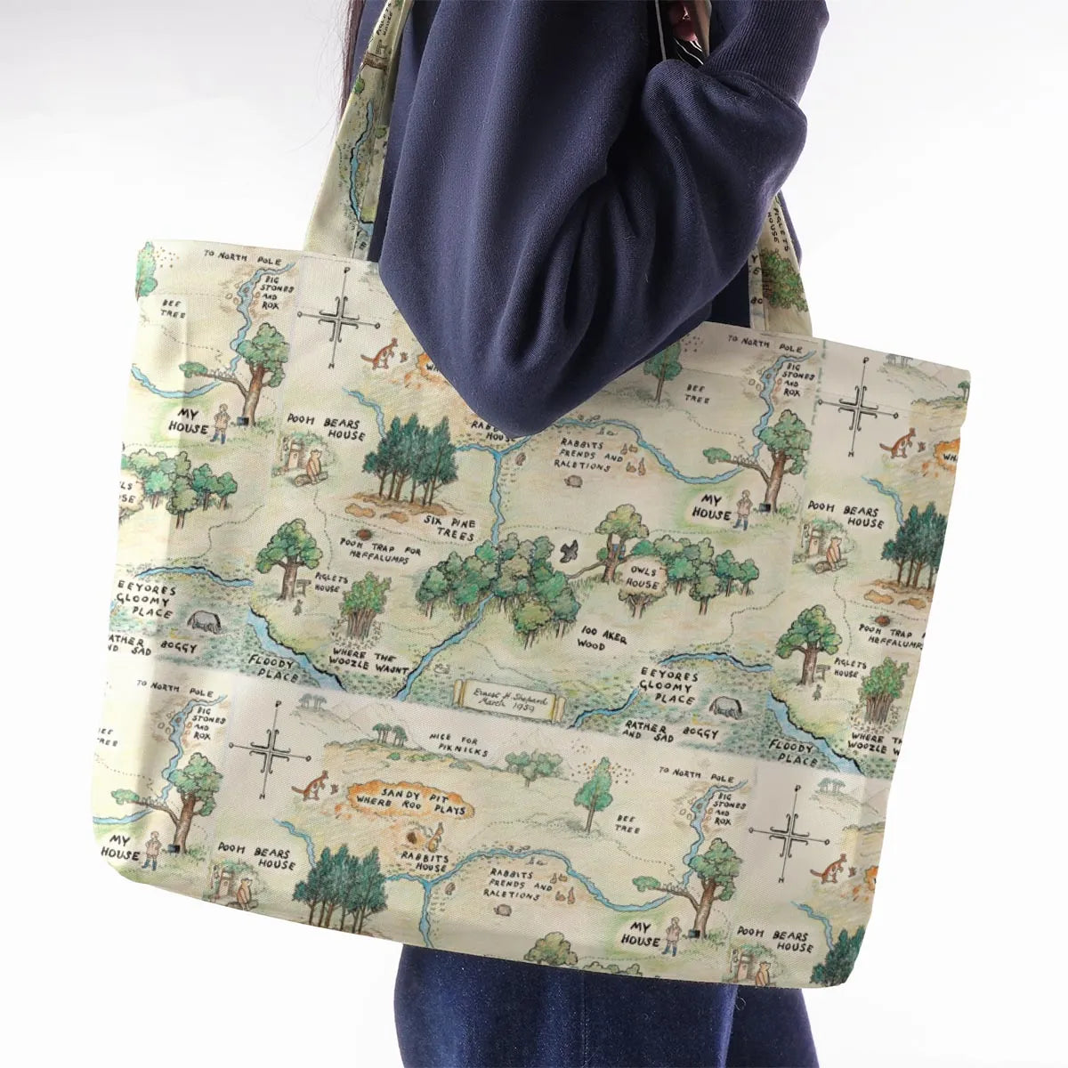 Large Tote Bag - 4X4VC9C7