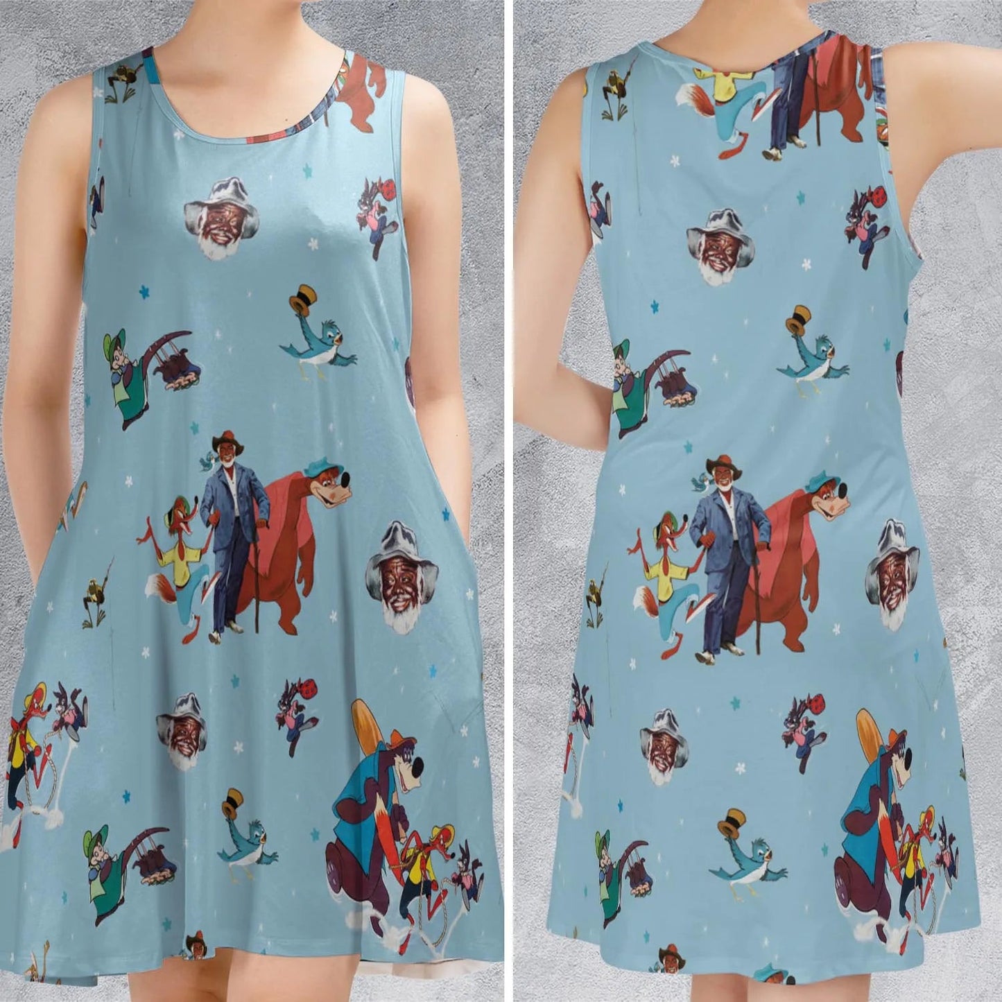 Casual Sleeveless Dress - CPV22FAP