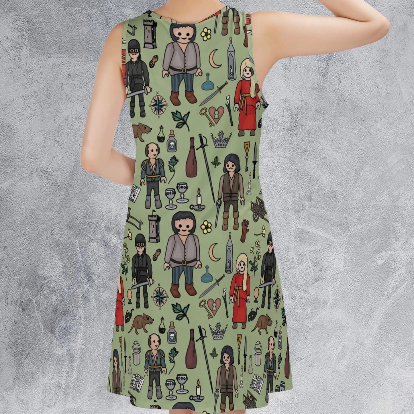 Casual Sleeveless Dress - WQ3SDLCQ