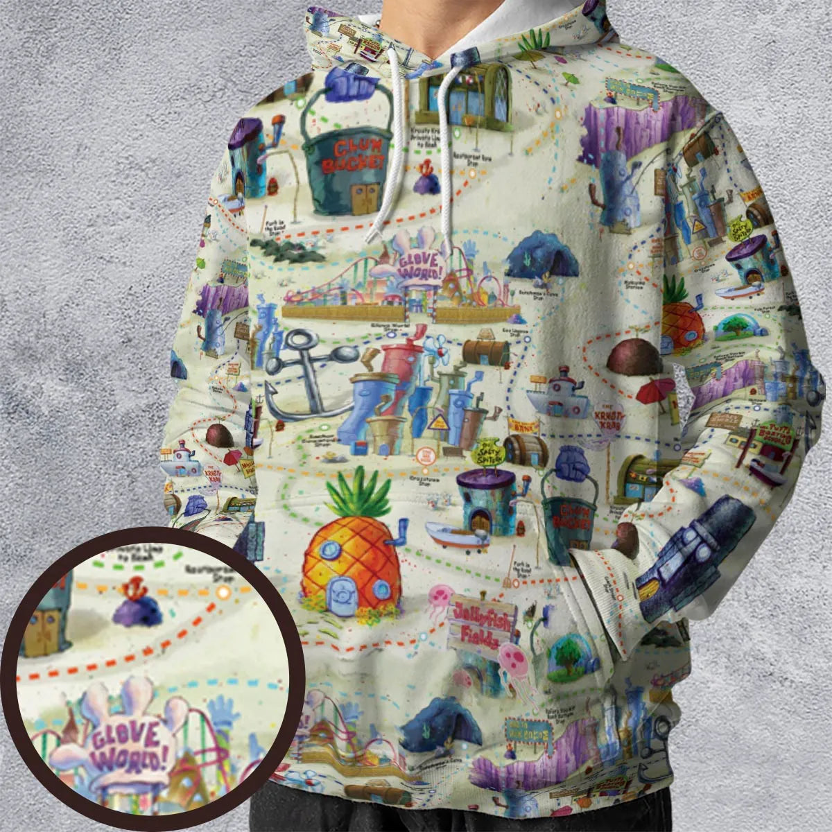 Full Print Hoodie - 2UN2X4TH
