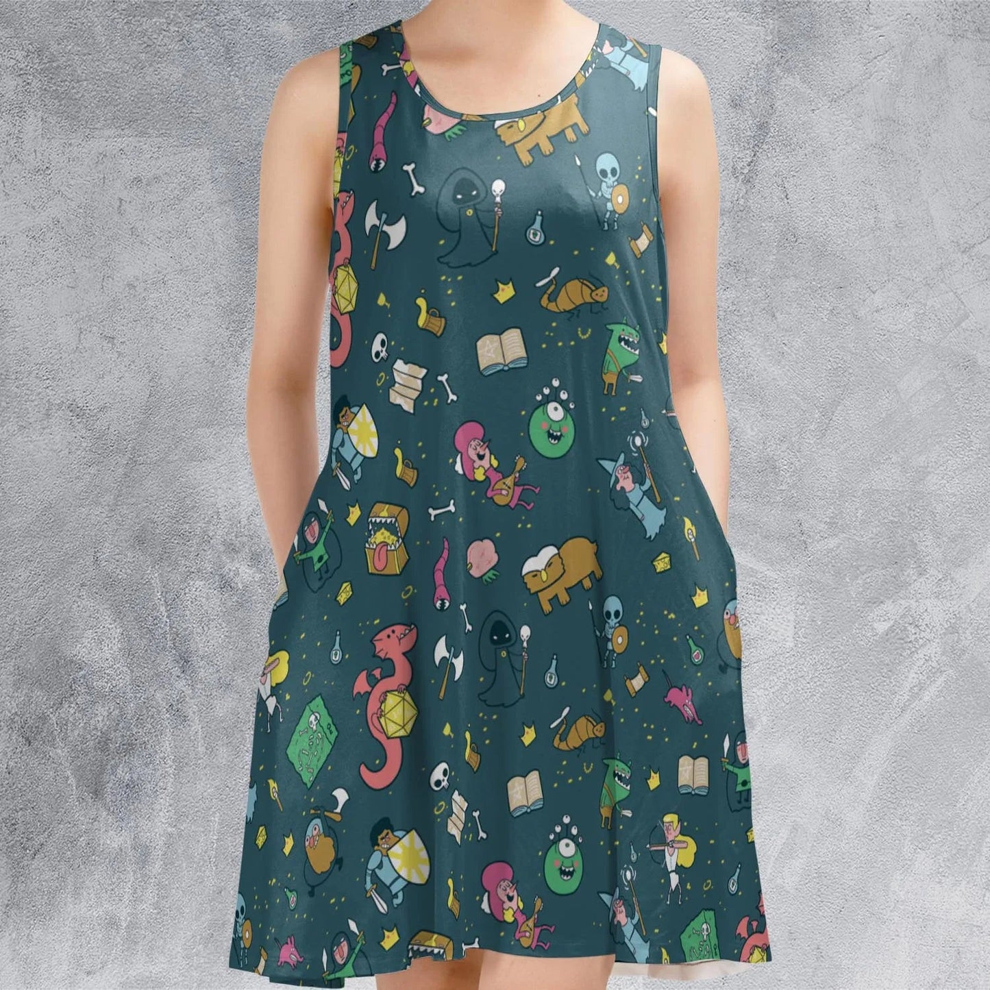 Casual Sleeveless Dress - 9TPVVZTB