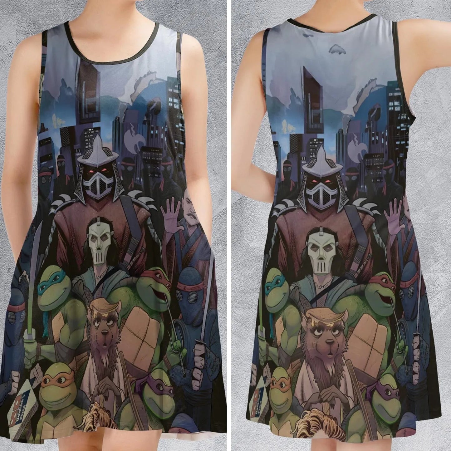 Casual Sleeveless Dress - F9WWMH6B