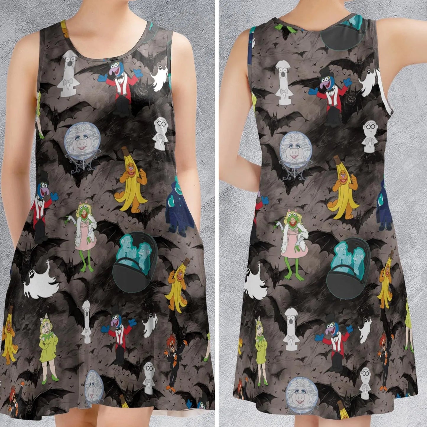 Casual Sleeveless Dress - ZUP5VBWT