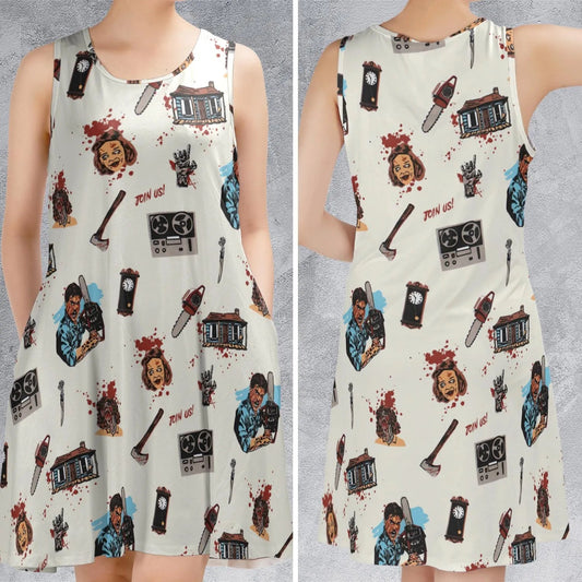 Casual Sleeveless Dress - 651UKB11