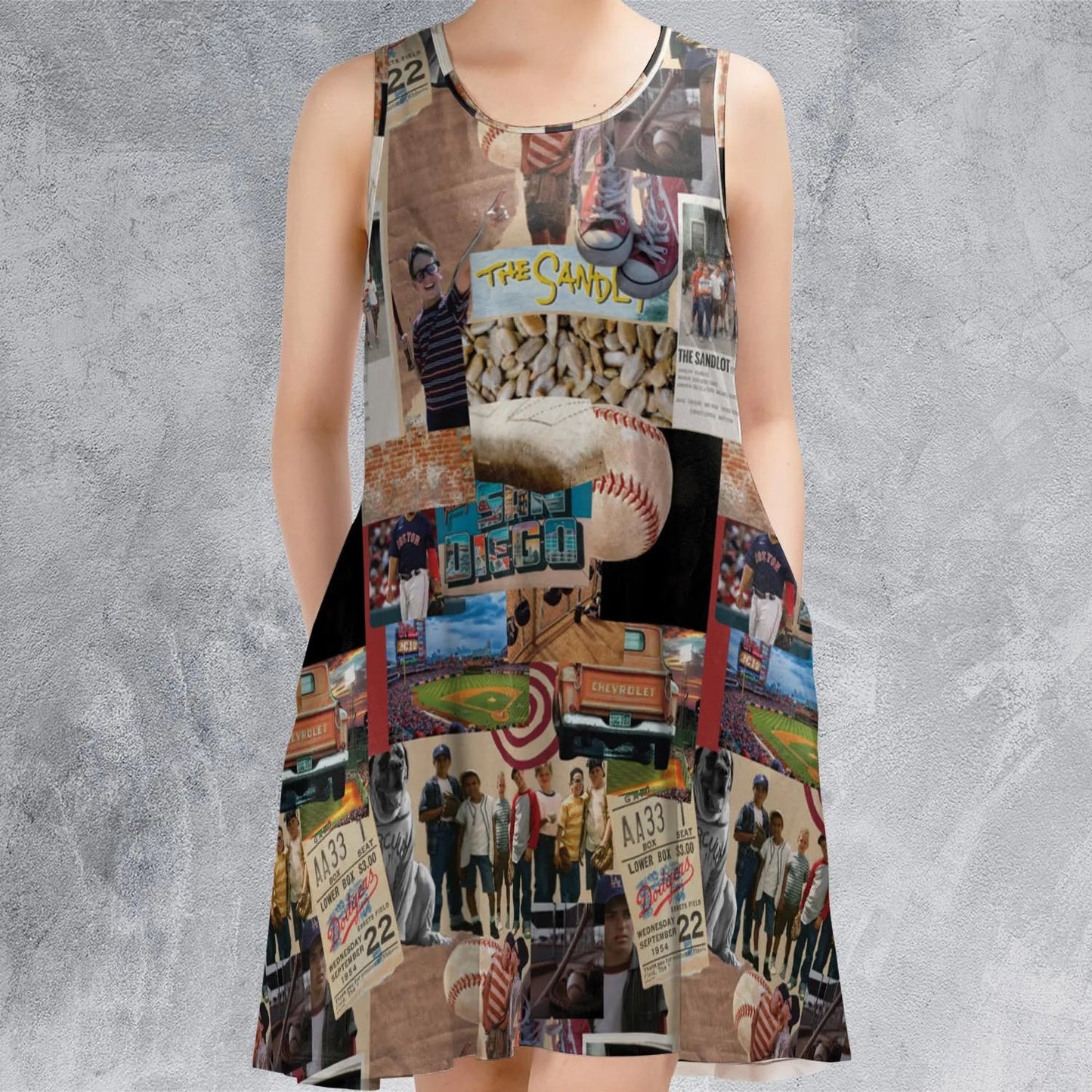 Casual Sleeveless Dress - KMC9WJUP