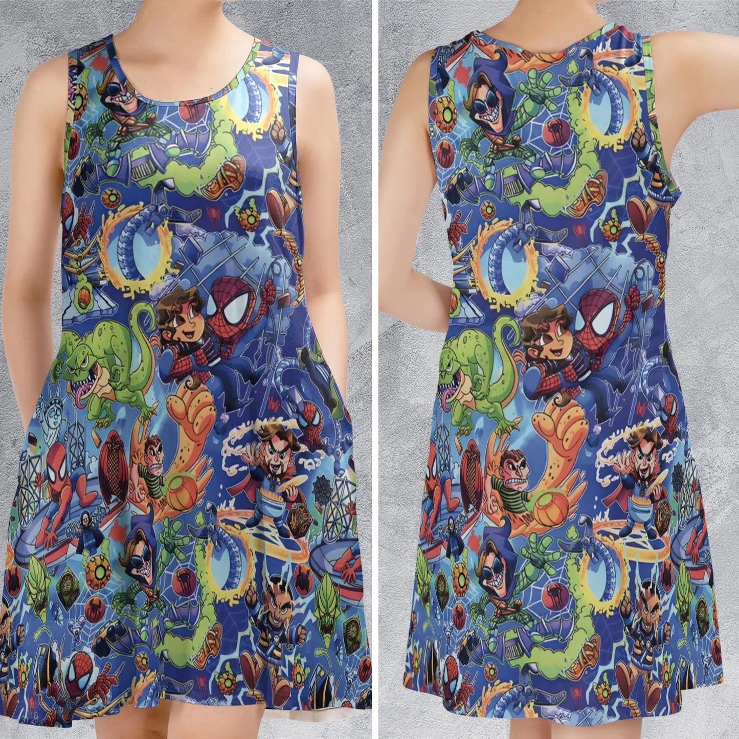 Casual Sleeveless Dress - 2GLAG174