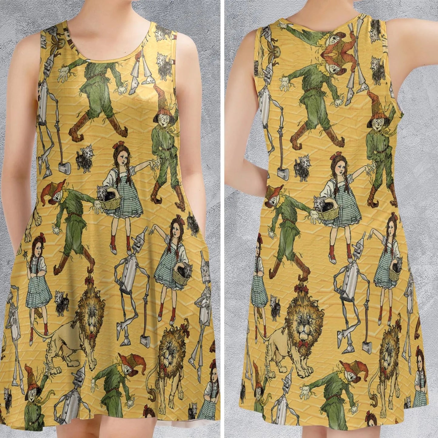 Casual Sleeveless Dress - J7DTDUG4