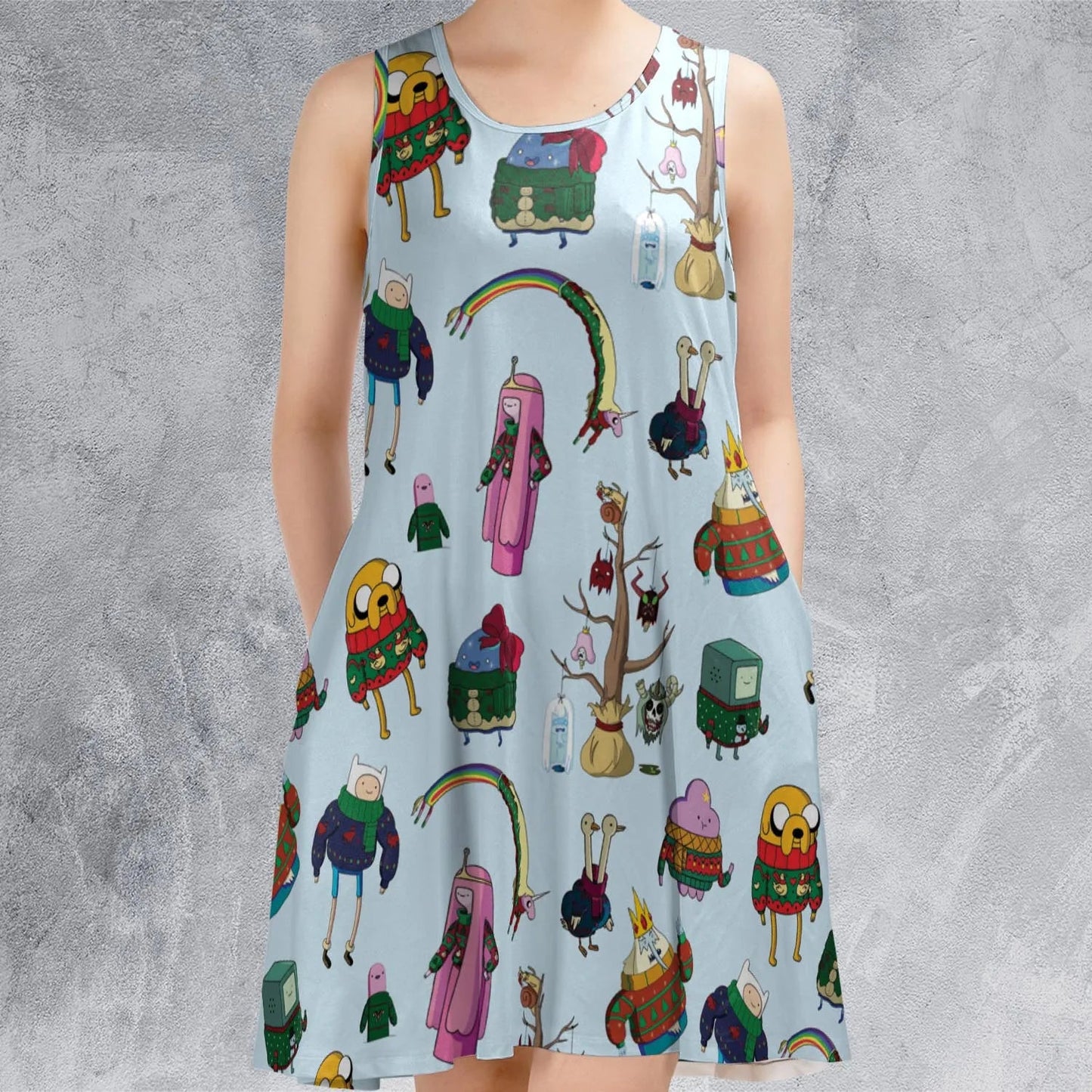 Casual Sleeveless Dress - XV6PRPS5