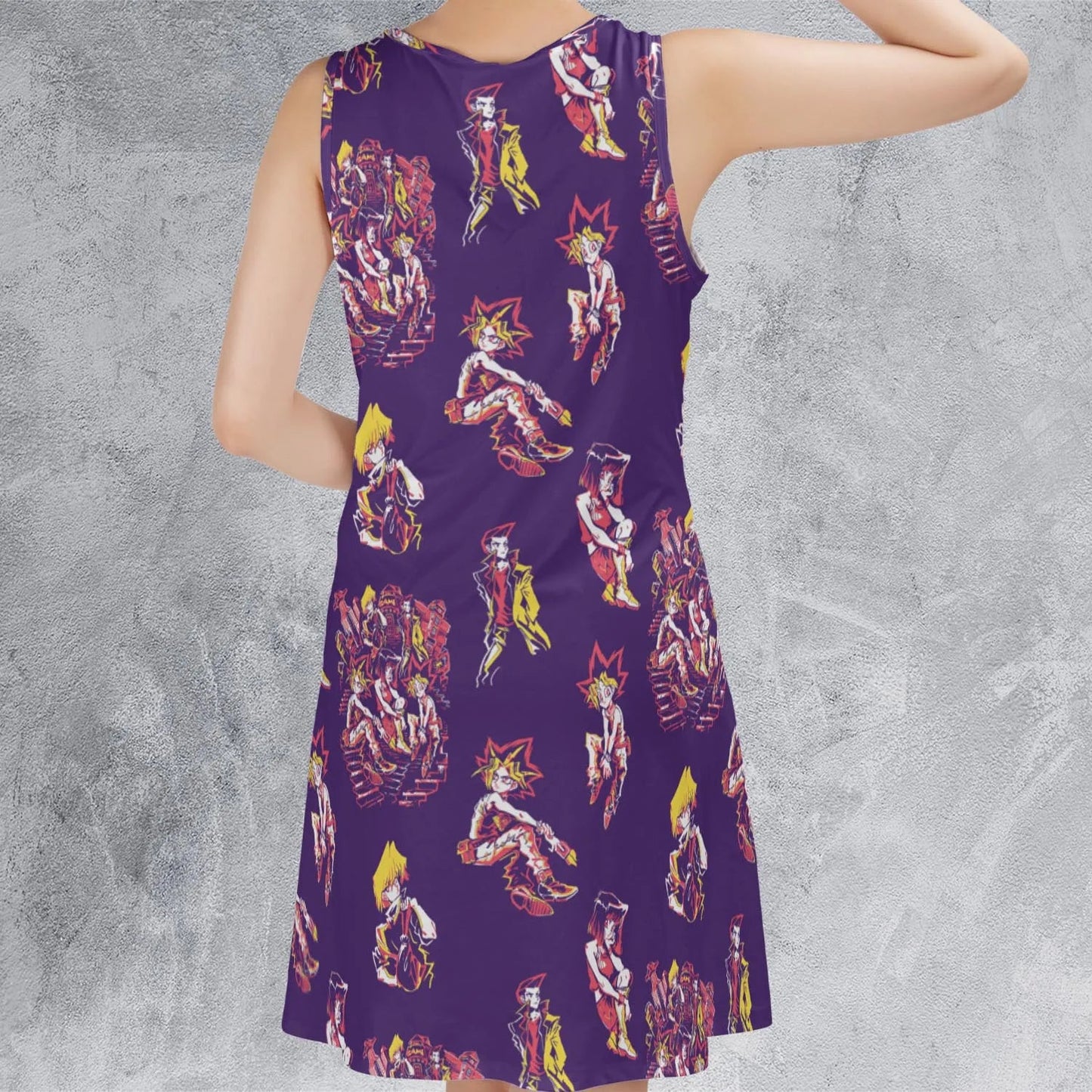 Casual Sleeveless Dress - 7C6Z6XD8