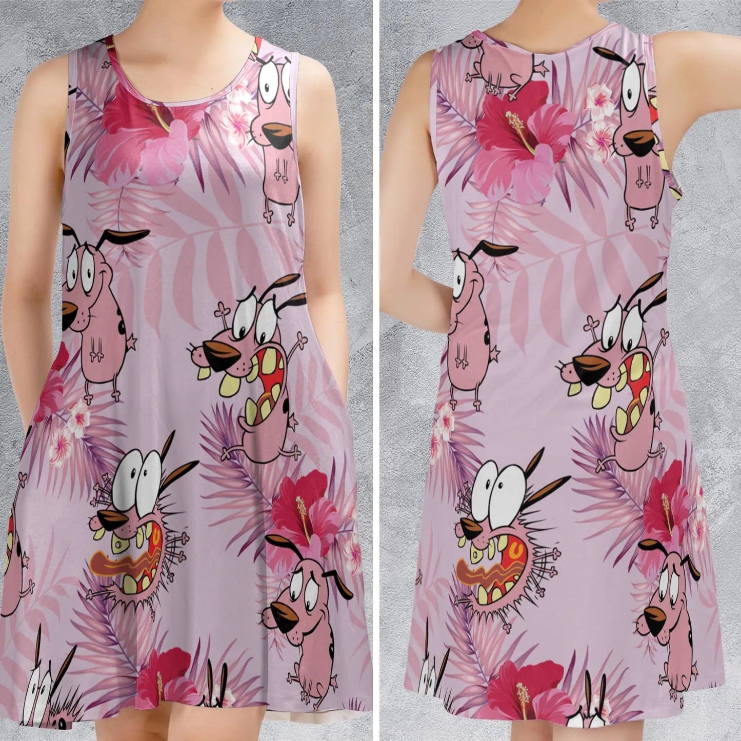 Casual Sleeveless Dress - FL34T3P1