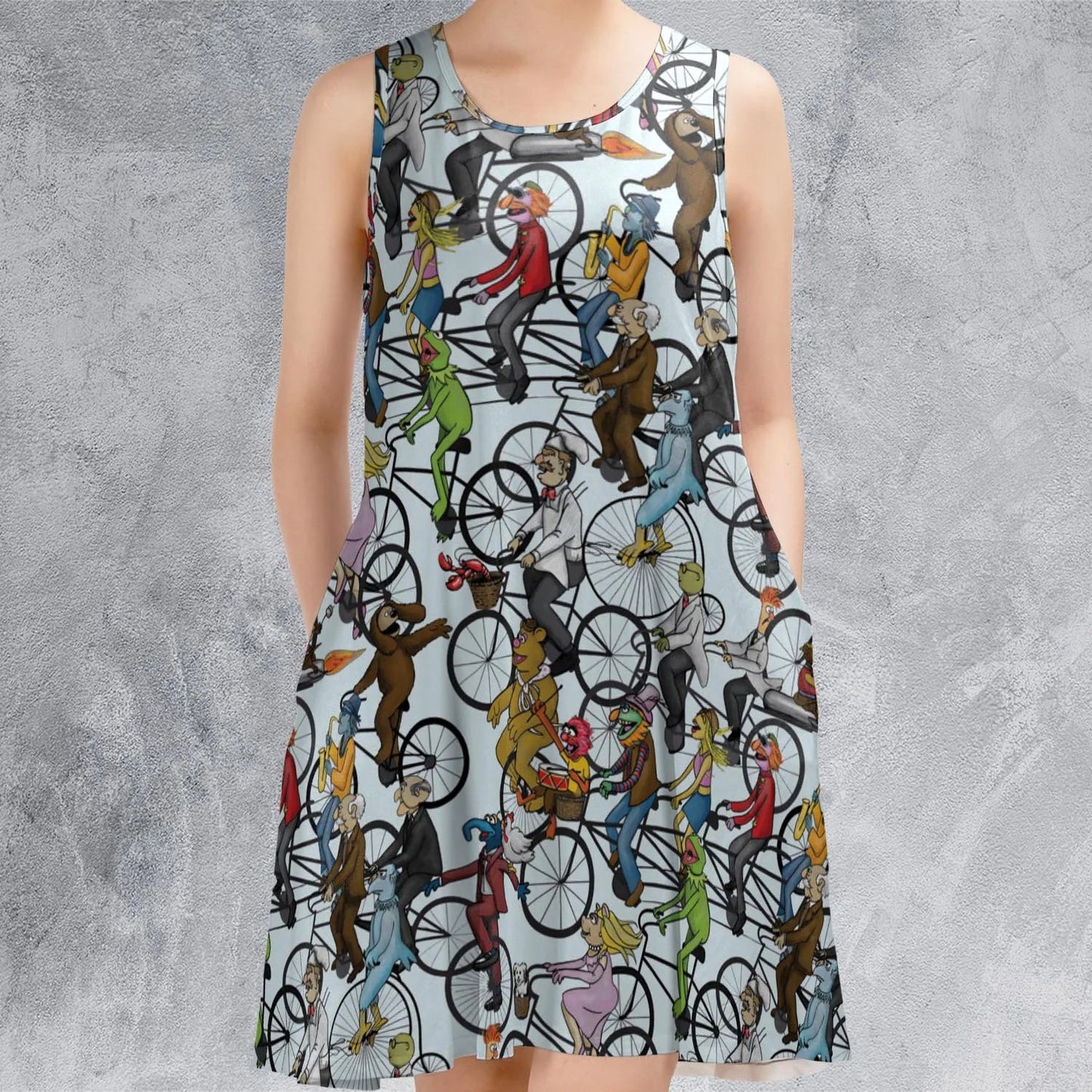 Casual Sleeveless Dress - BBPMHJYT