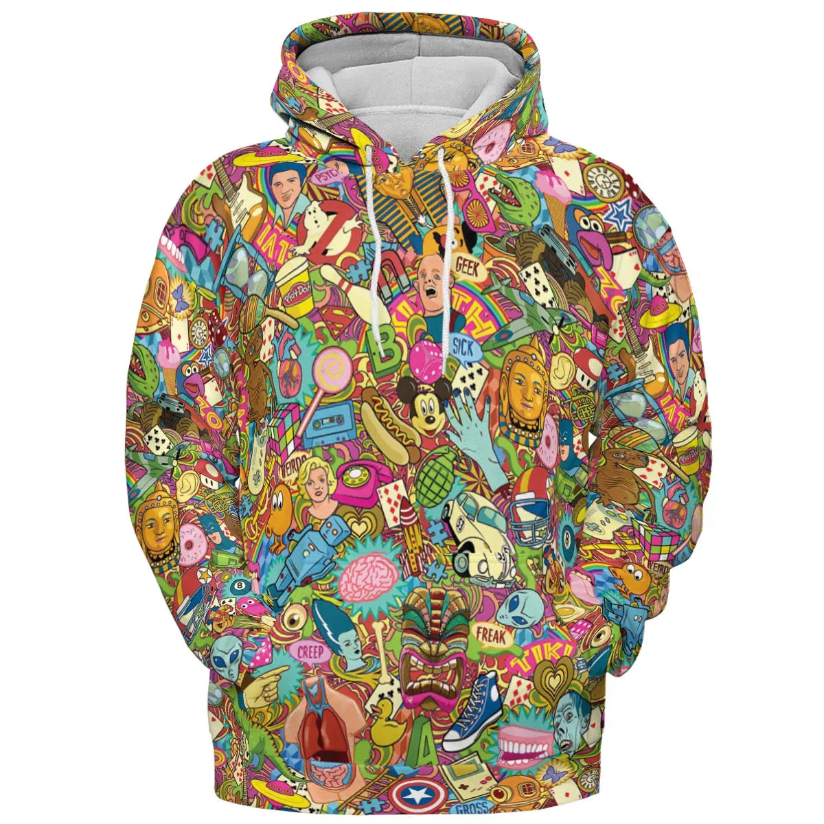 Full Print Hoodie - UVAZNGT2