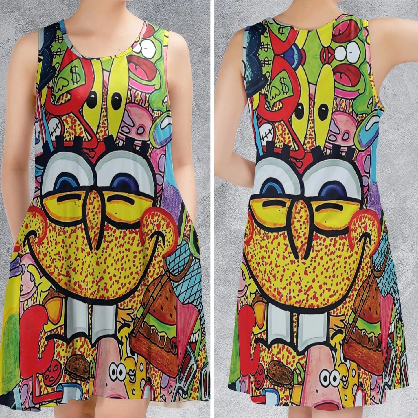 Casual Sleeveless Dress - FUEXBS4B