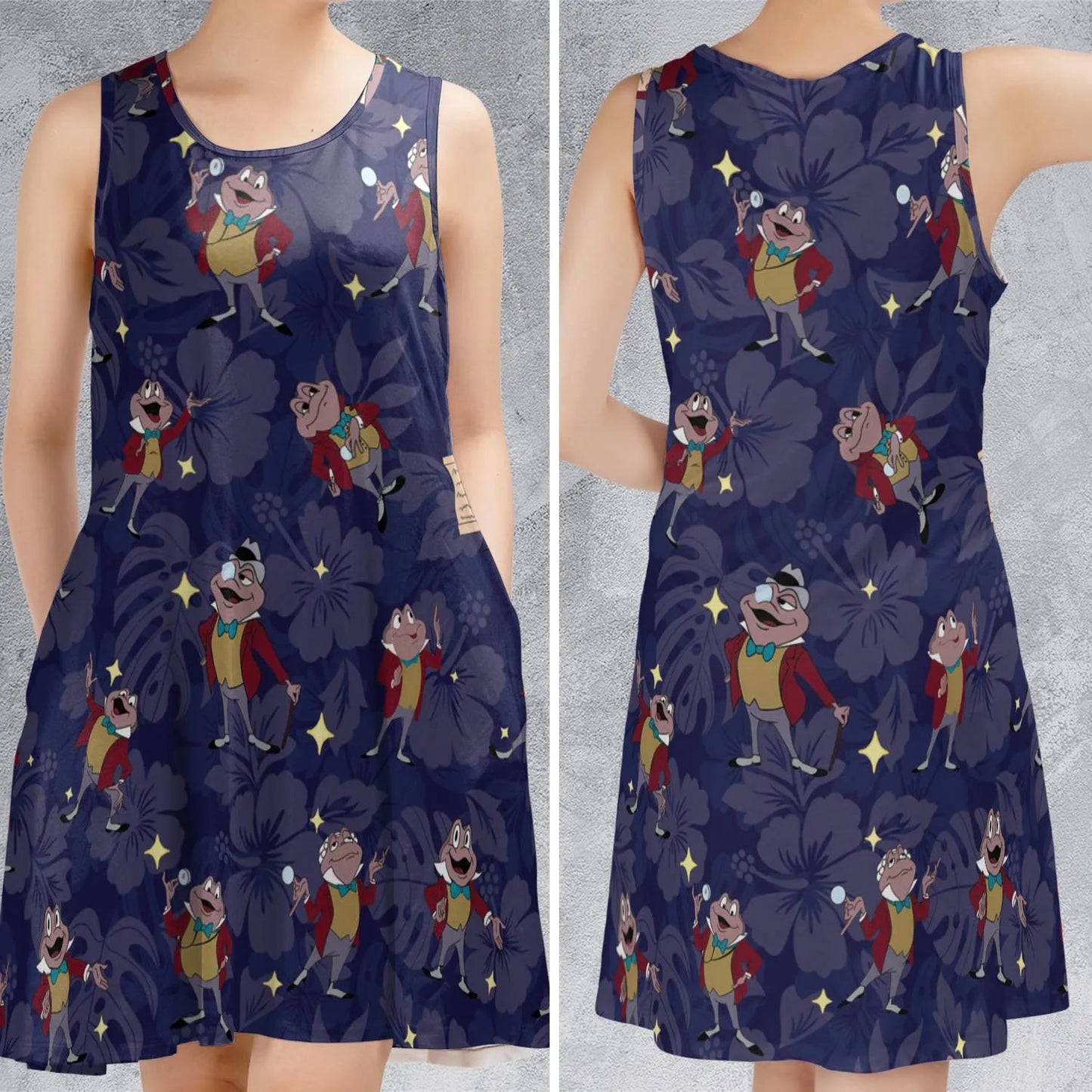 Casual Sleeveless Dress - NBSFLP1E
