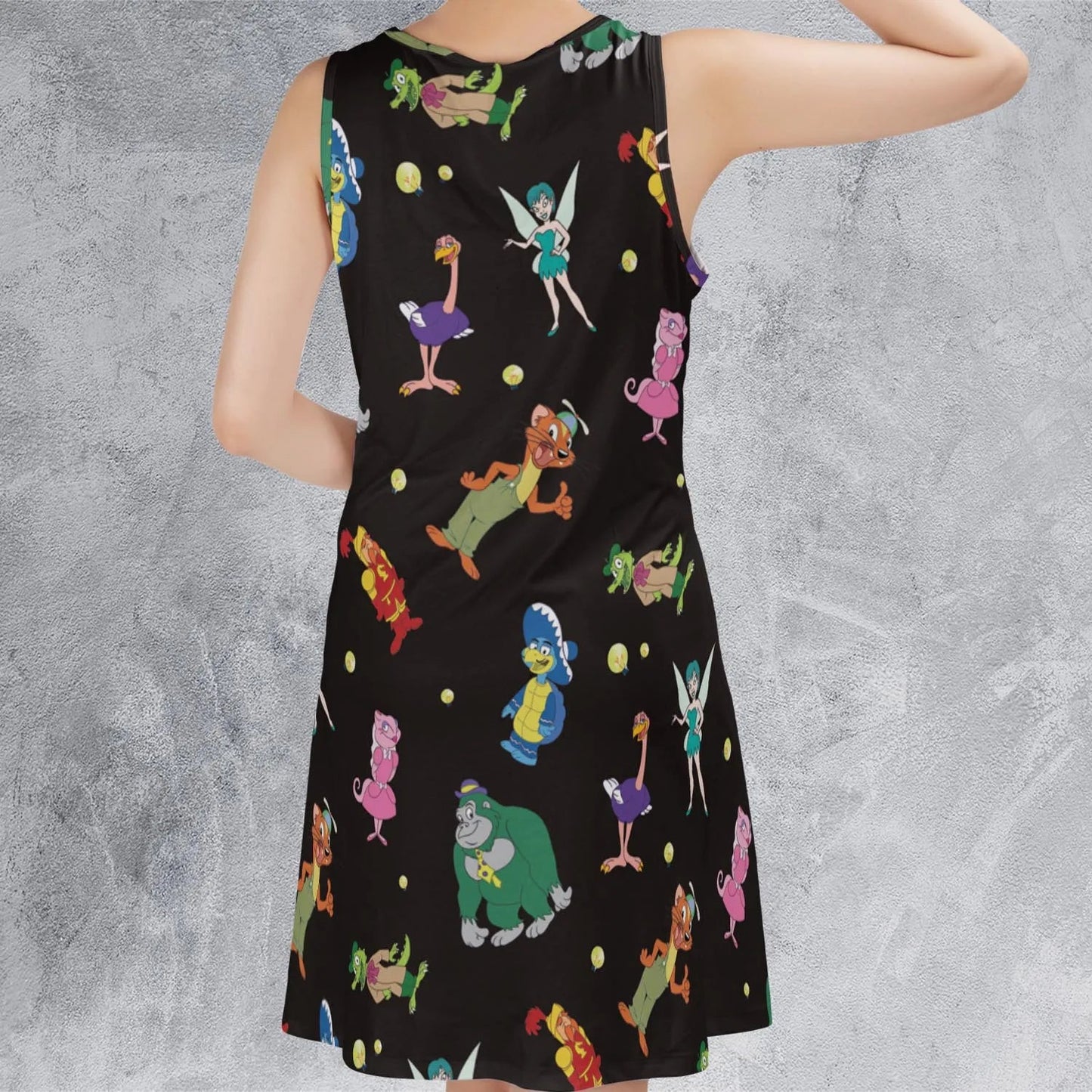Casual Sleeveless Dress - KVGBGKKC