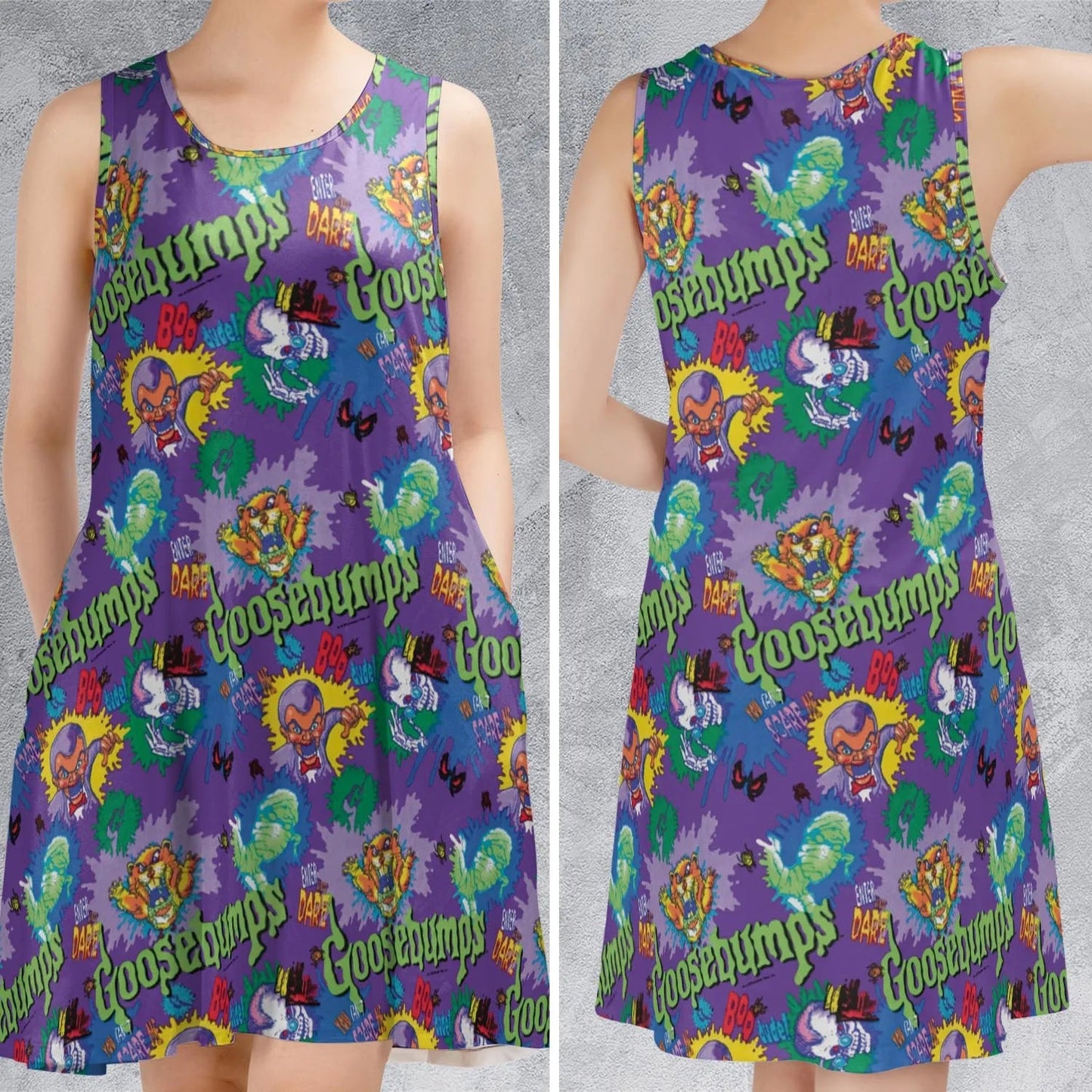 Casual Sleeveless Dress - 54WJL2DJ