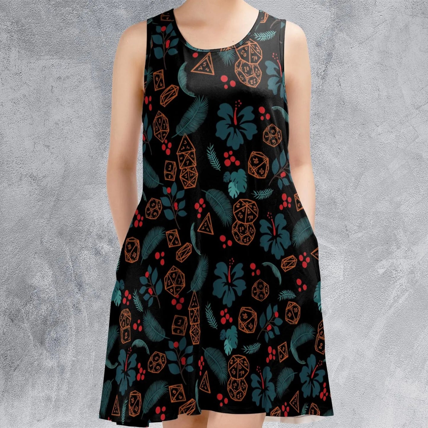 Casual Sleeveless Dress - 1N3SV1J6