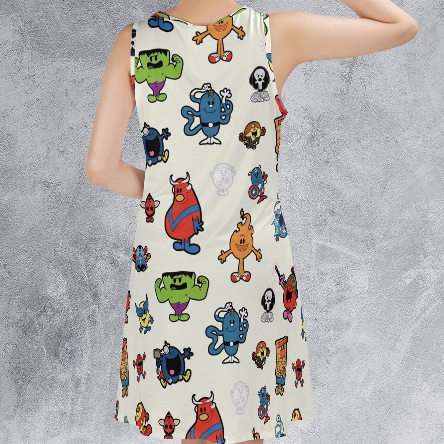 Casual Sleeveless Dress - 1LARX4S9