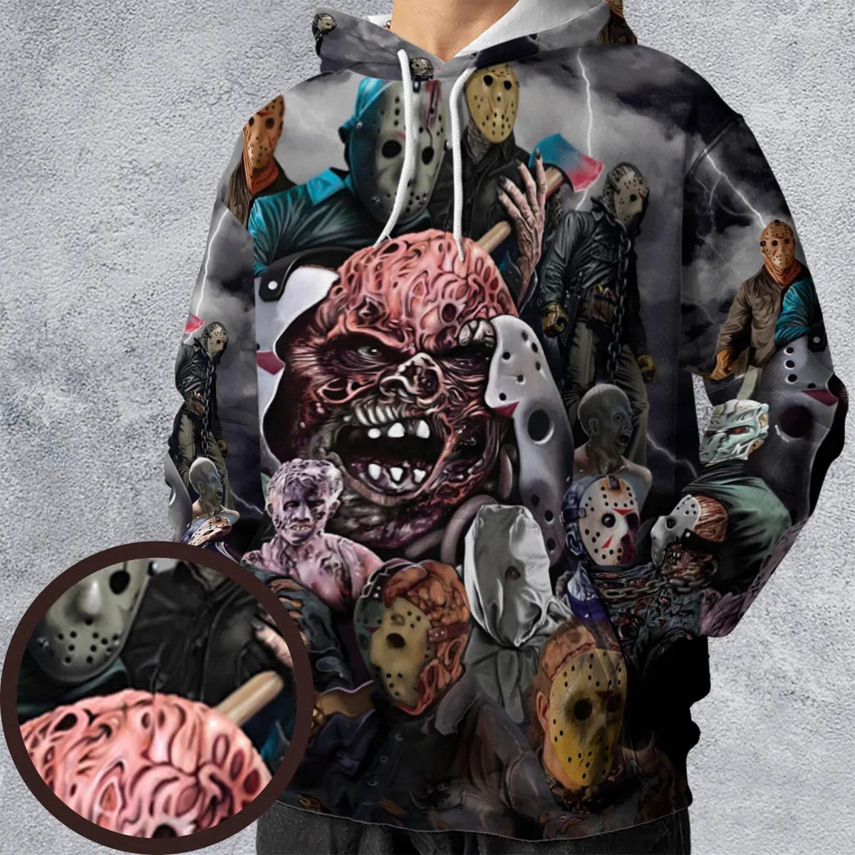 Full Print Hoodie - 5YNBLEAR