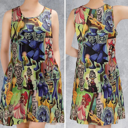 Casual Sleeveless Dress - 27DPRDSL