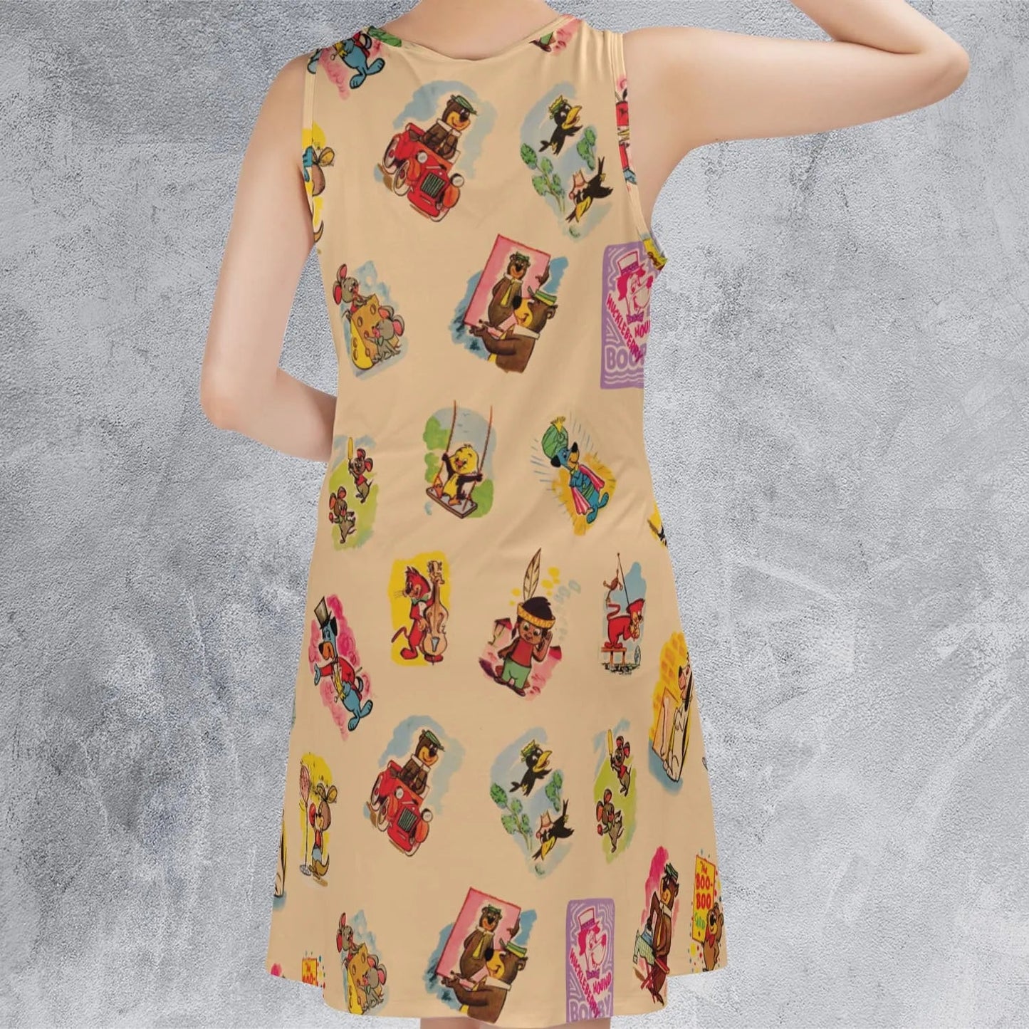 Casual Sleeveless Dress - YPRCPMJM