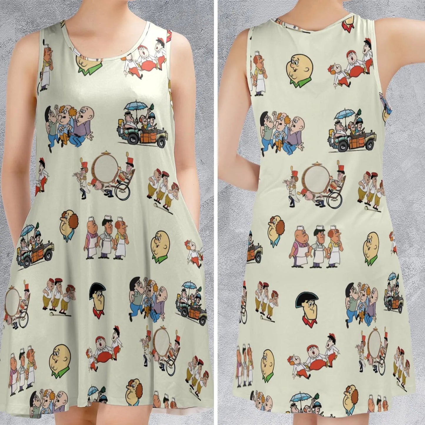 Casual Sleeveless Dress - PXTYWNDG
