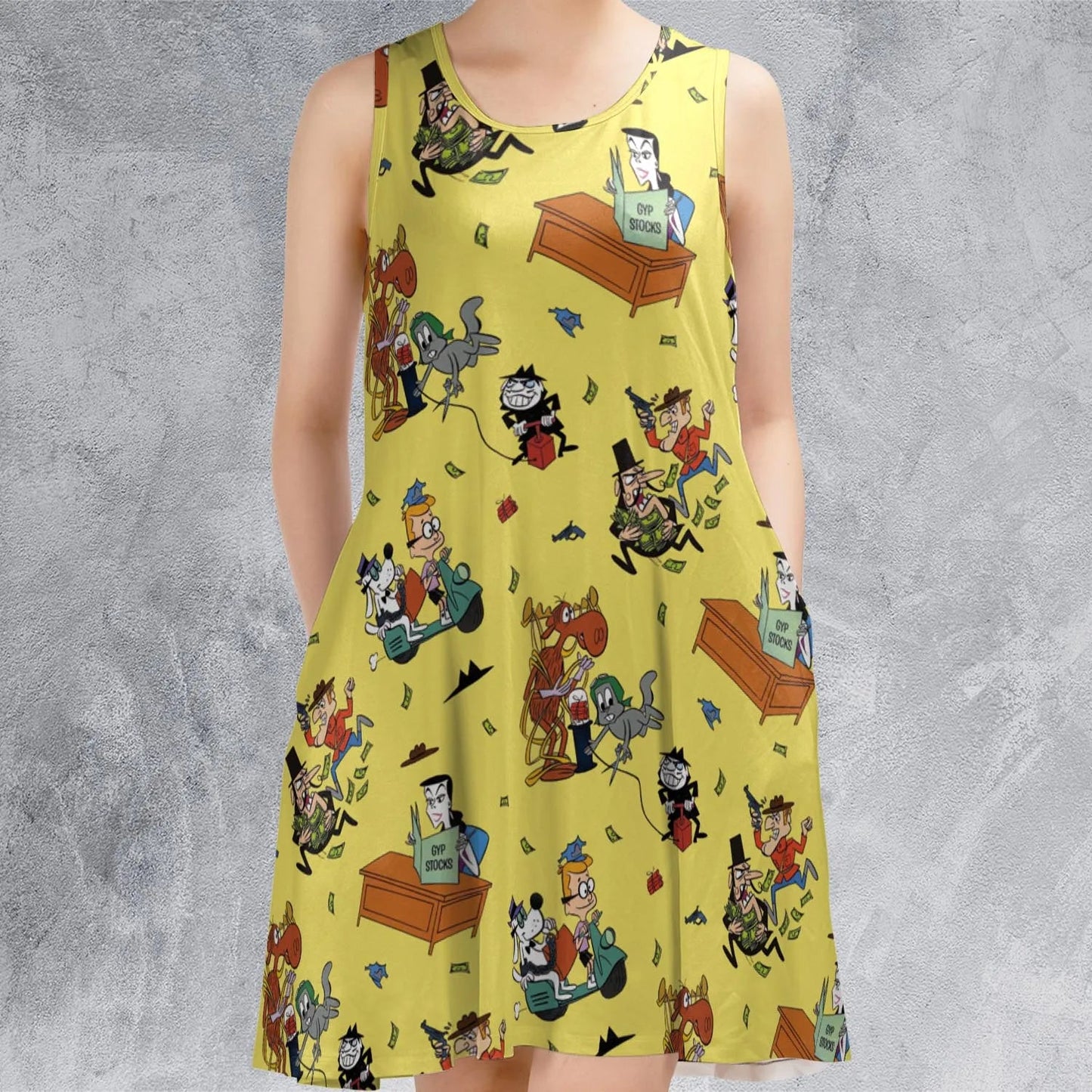 Casual Sleeveless Dress - M51NSWCJ